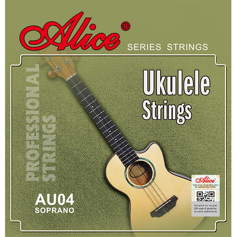 Alice AU04 Ukulele String Set – Modified Nylon for 21" Ukuleles by Alice