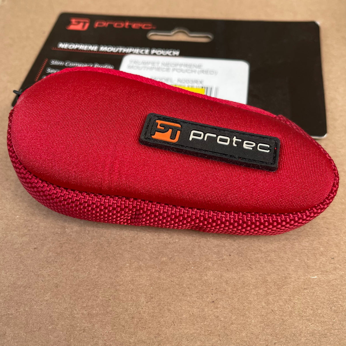 Protec N203Rx Trumpet Neoprene Mouthpiece Pouch - Red by Pieter Smuts Music