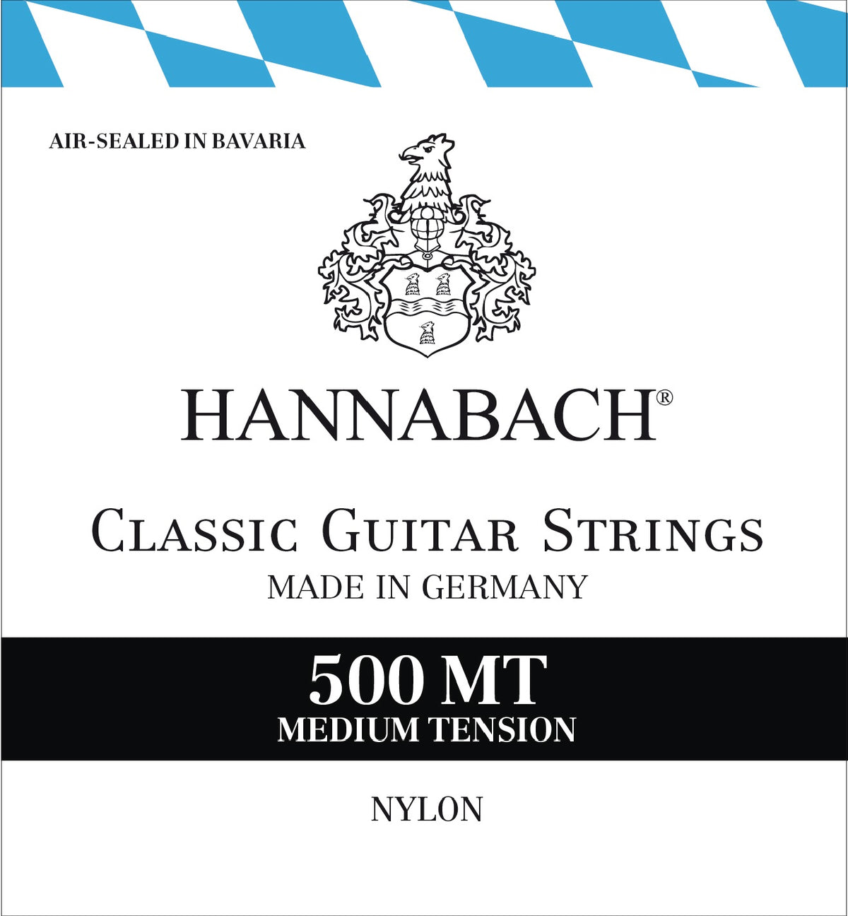Hannabach 500 MT Classic Guitar Medium Tension Silver Plated