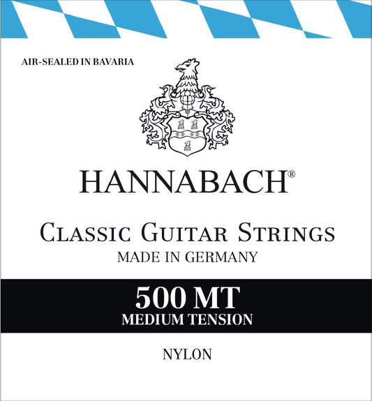 Hannabach 500 MT Classic Guitar Medium Tension Silver Plated