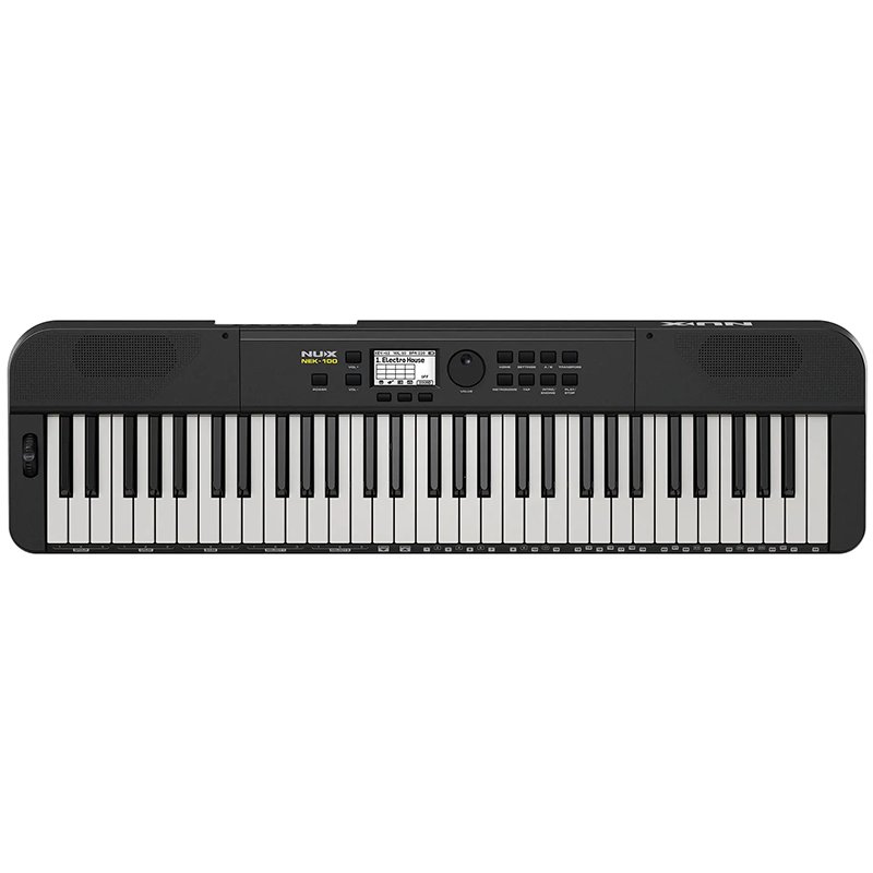 NUX NEK100 Portable Keyboard – 61-Key Digital Keyboard with Built-in Speakers by NUX