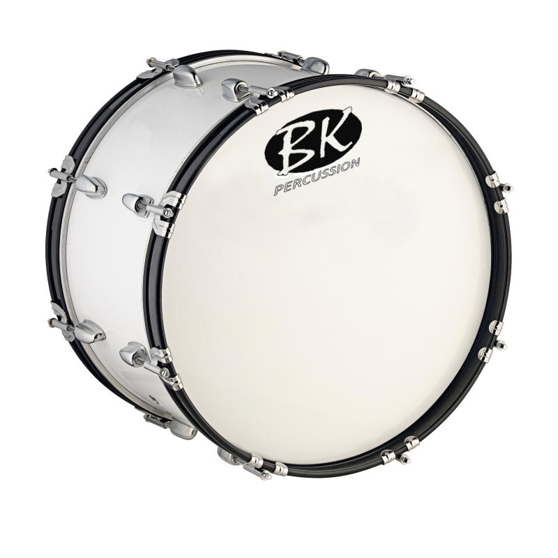 Marching Bass Drum
20" / 26" / 28" (White)
20Mbd / 26Mbd / 28Mbd by Pieter Smuts Music