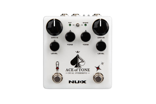 NUX Ace of Tone NDO-5 Dual Overdrive Guitar Effects Pedal — official NUX photo 1