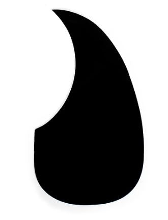 Pickguard for Acoustic Guitar – Black