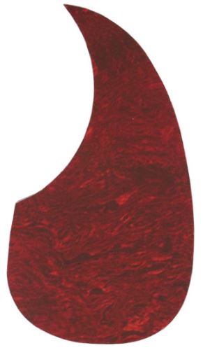 Pickguard for Acoustic Guitar – Red Eggshell
