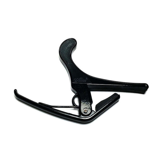Alice A007ABK black spring-style quick-release acoustic guitar capo