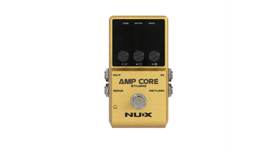 NUX Amp Core Studio Amp & Cabinet Simulator Effects Pedal — official NUX photo 1