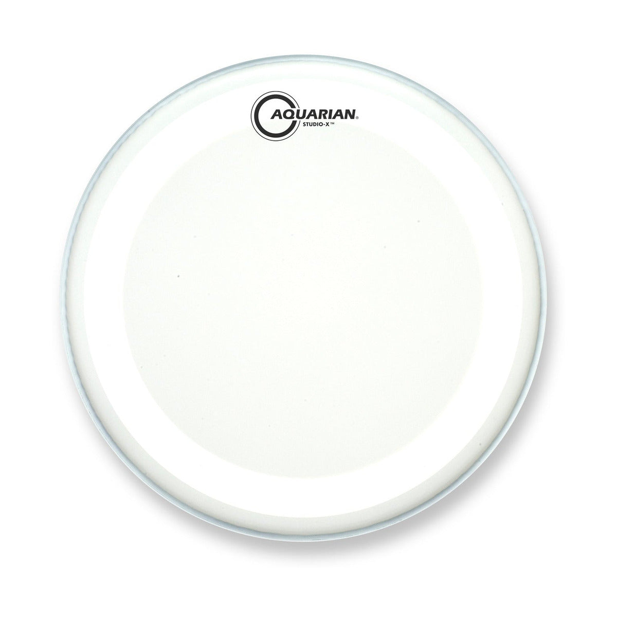 Aquarian 16" Studio-x White Texture Coated 10mil Single Ply Drumhead with X Ring