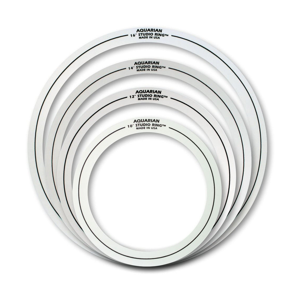 Aquarian Studio Ring Set, 10" + 12" + 14" 16"
