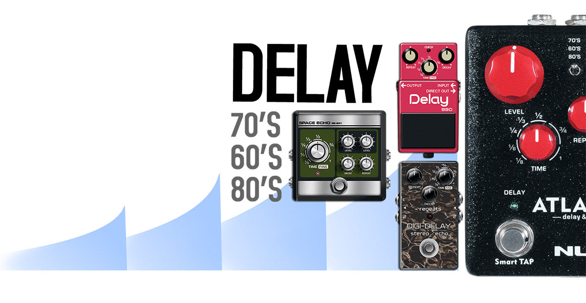 NUX Atlantic Delay & Reverb Pedal – Stereo Ambient Effects with Smart Tap Tempo — official NUX photo 4