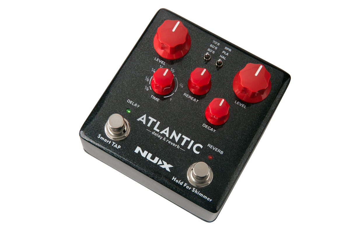 NUX Atlantic Delay & Reverb Pedal – Stereo Ambient Effects with Smart Tap Tempo — official NUX photo 2