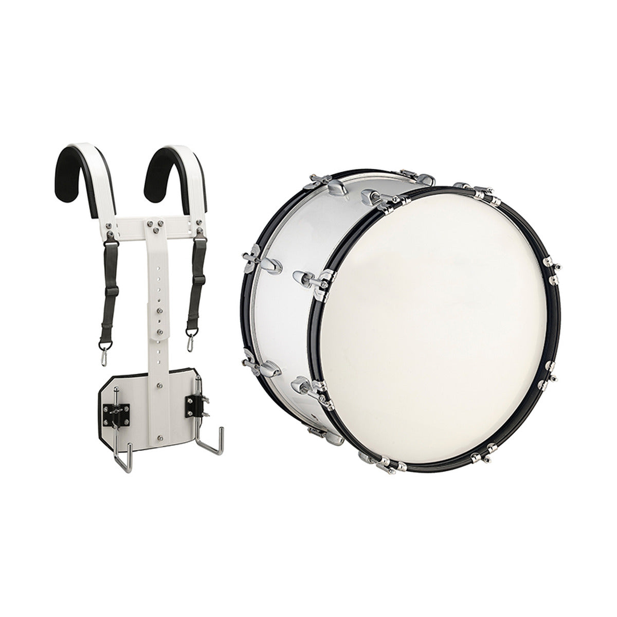 BK 26" Marching Bass Drum with Harness