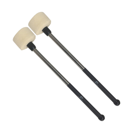 Bk Metal Marching Bass Drum Mallets Pair by BKP
