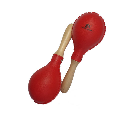 BK Red Plastic Maraca Set – Lightweight Percussion Shakers for Rhythm & Performance