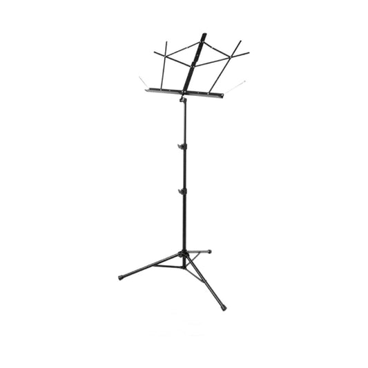 BKP MS30BK 3 Section Tubular Music Stand – Adjustable Foldable Sheet Music Stand