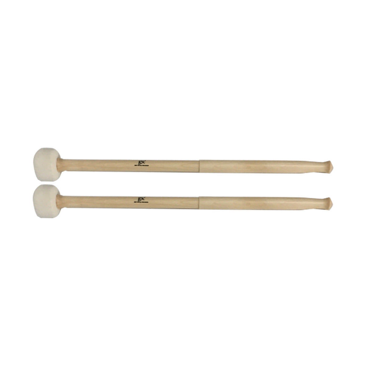 BK Percussion Hard Felt Tip Mallets Pair