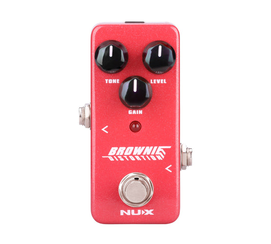 NUX Mini Core Brownie Distortion NDS-2 Guitar Effects Pedal – Classic British 70s Style Distortion — official NUX photo 1