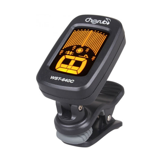 Cherub WST‑640C Clip‑On Auto‑On Chromatic Tuner