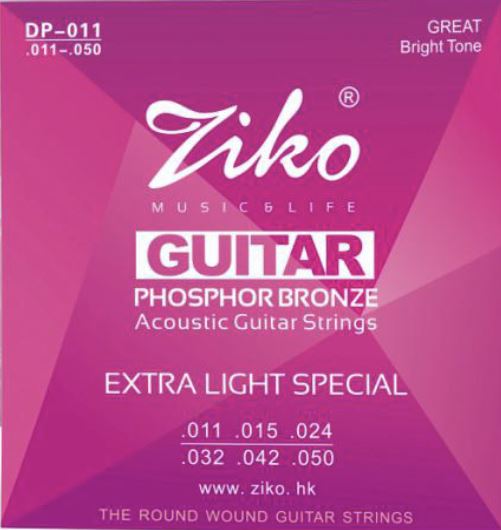 Ziko Acoustic Strings - "11 gauge (DP-011)