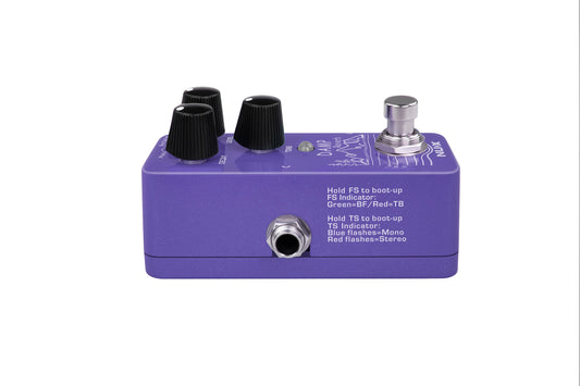 NUX Damp Reverb NRV-3 – Mini Stereo Reverb Pedal with Plate, Spring & Hall Modes — official NUX photo 4