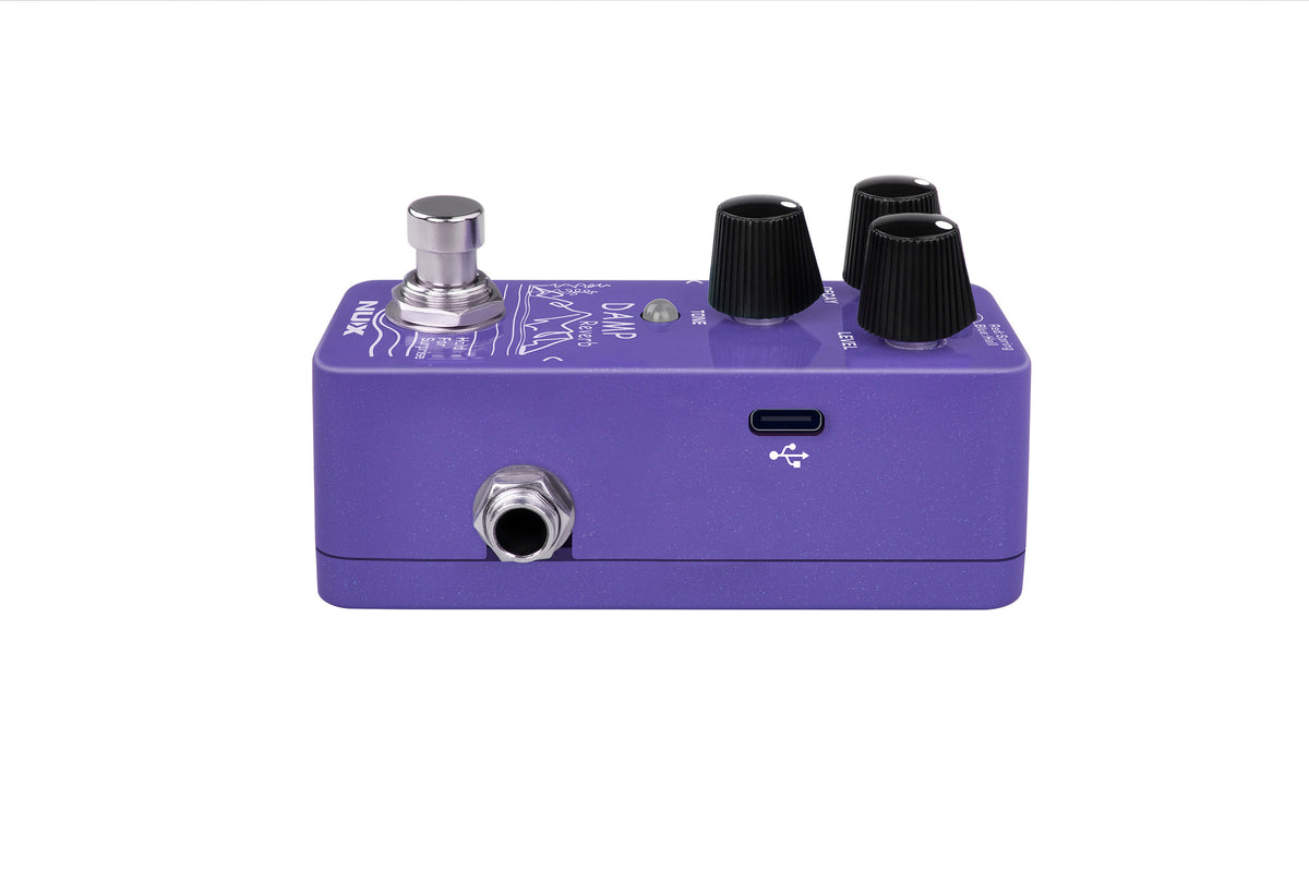 NUX Damp Reverb NRV-3 – Mini Stereo Reverb Pedal with Plate, Spring & Hall Modes — official NUX photo 5