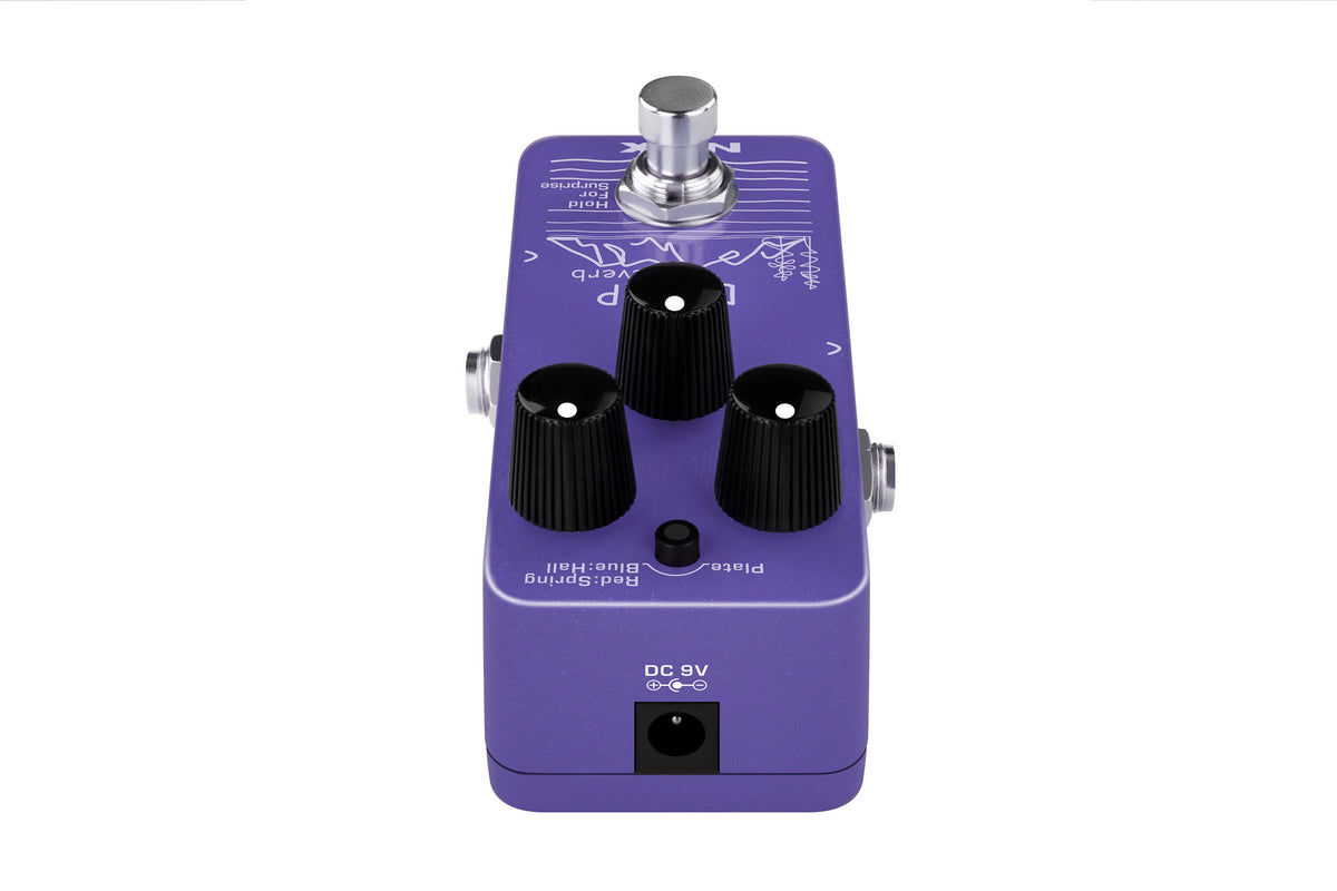 NUX Damp Reverb NRV-3 – Mini Stereo Reverb Pedal with Plate, Spring & Hall Modes — official NUX photo 6