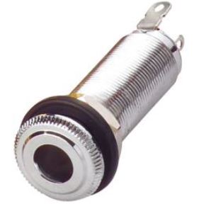 End – Pin Jack – Barrel – Chrome (high quality) – set of 2