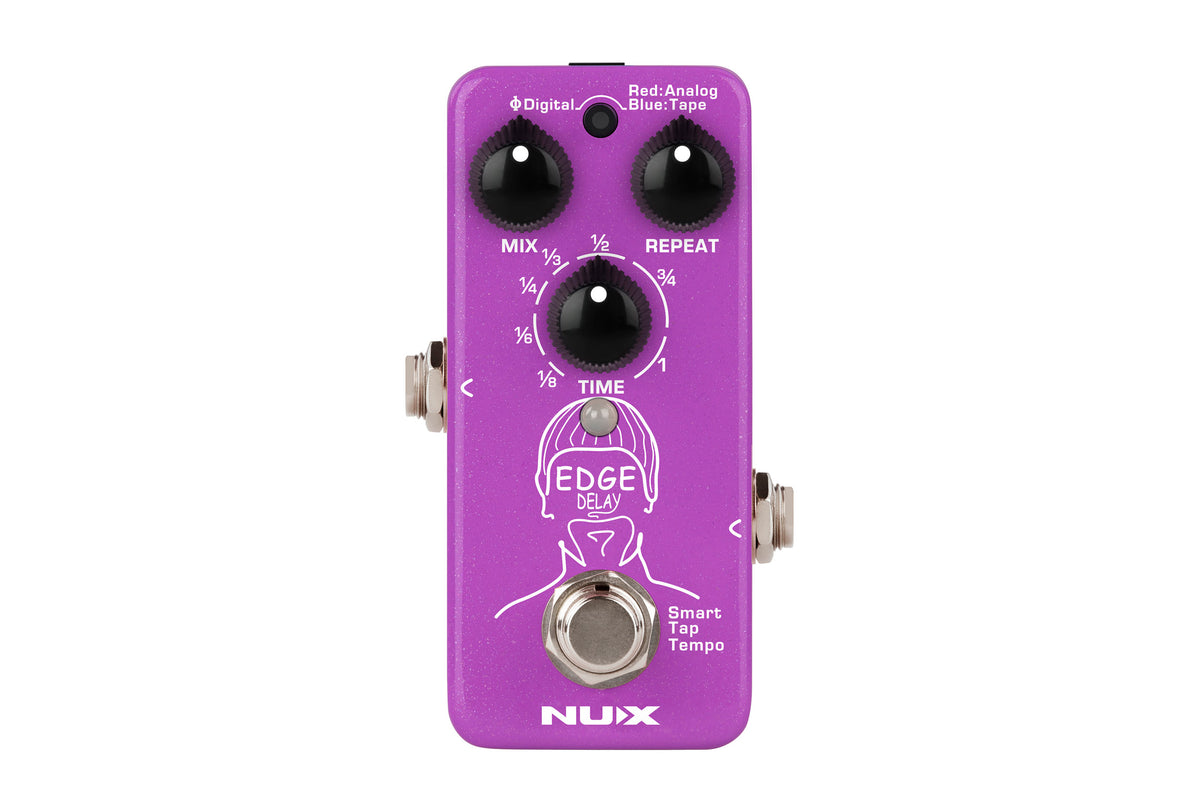 NUX Edge Delay (NDD-3) – Mini Stereo Delay Guitar Pedal with Tap Tempo — official NUX photo 1