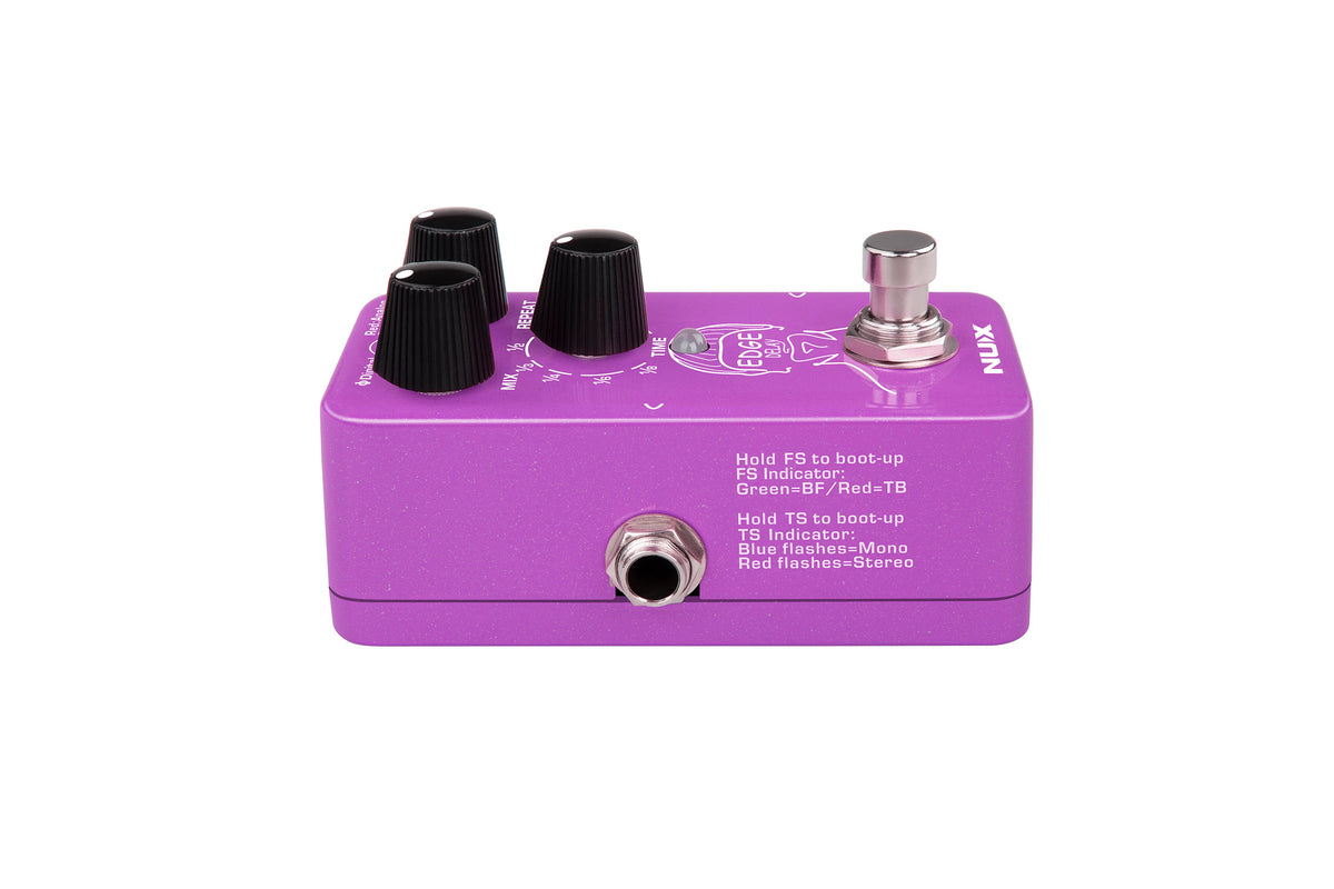NUX Edge Delay (NDD-3) – Mini Stereo Delay Guitar Pedal with Tap Tempo — official NUX photo 4