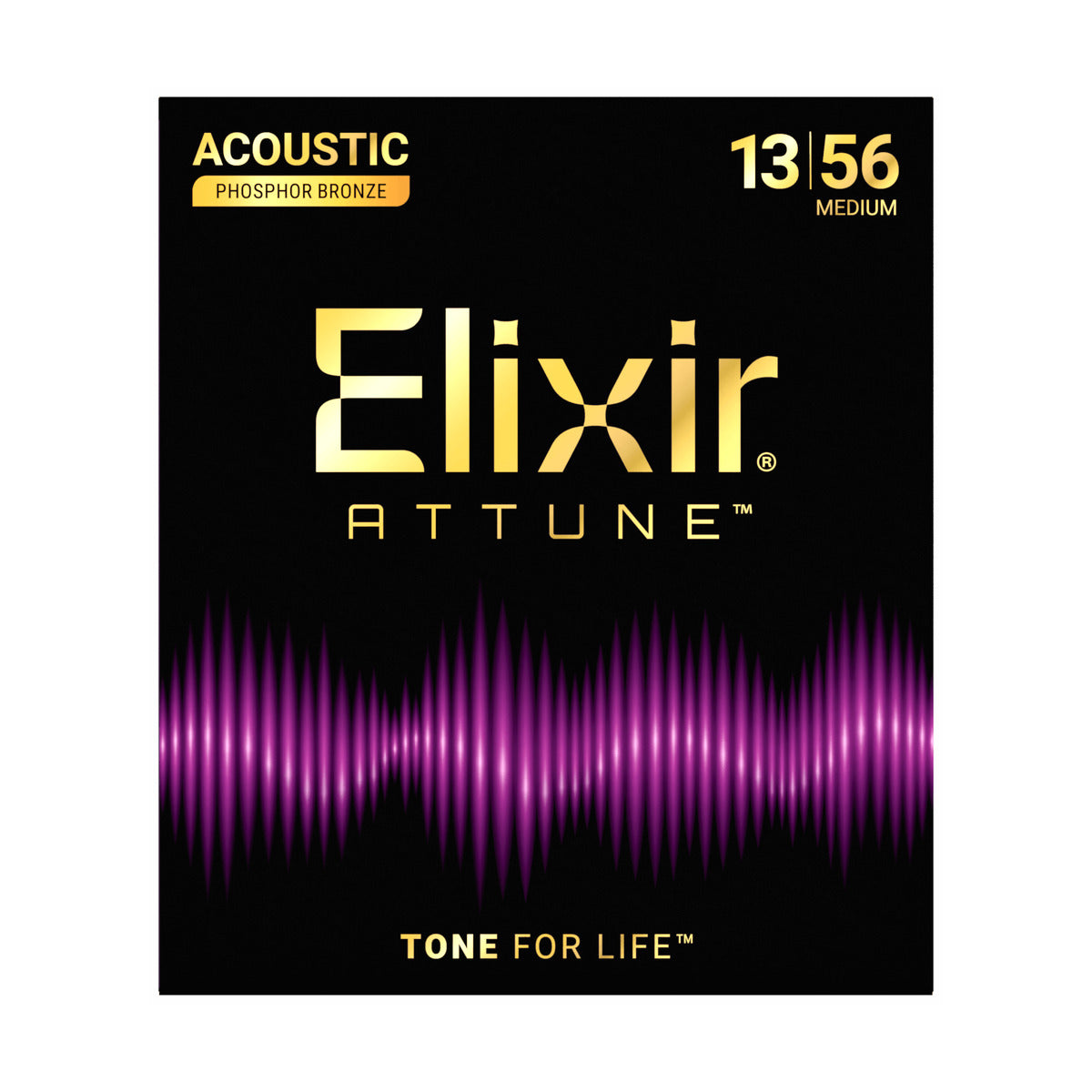 Elixir Attune Acoustic Phosphor Bronze Medium 13-56