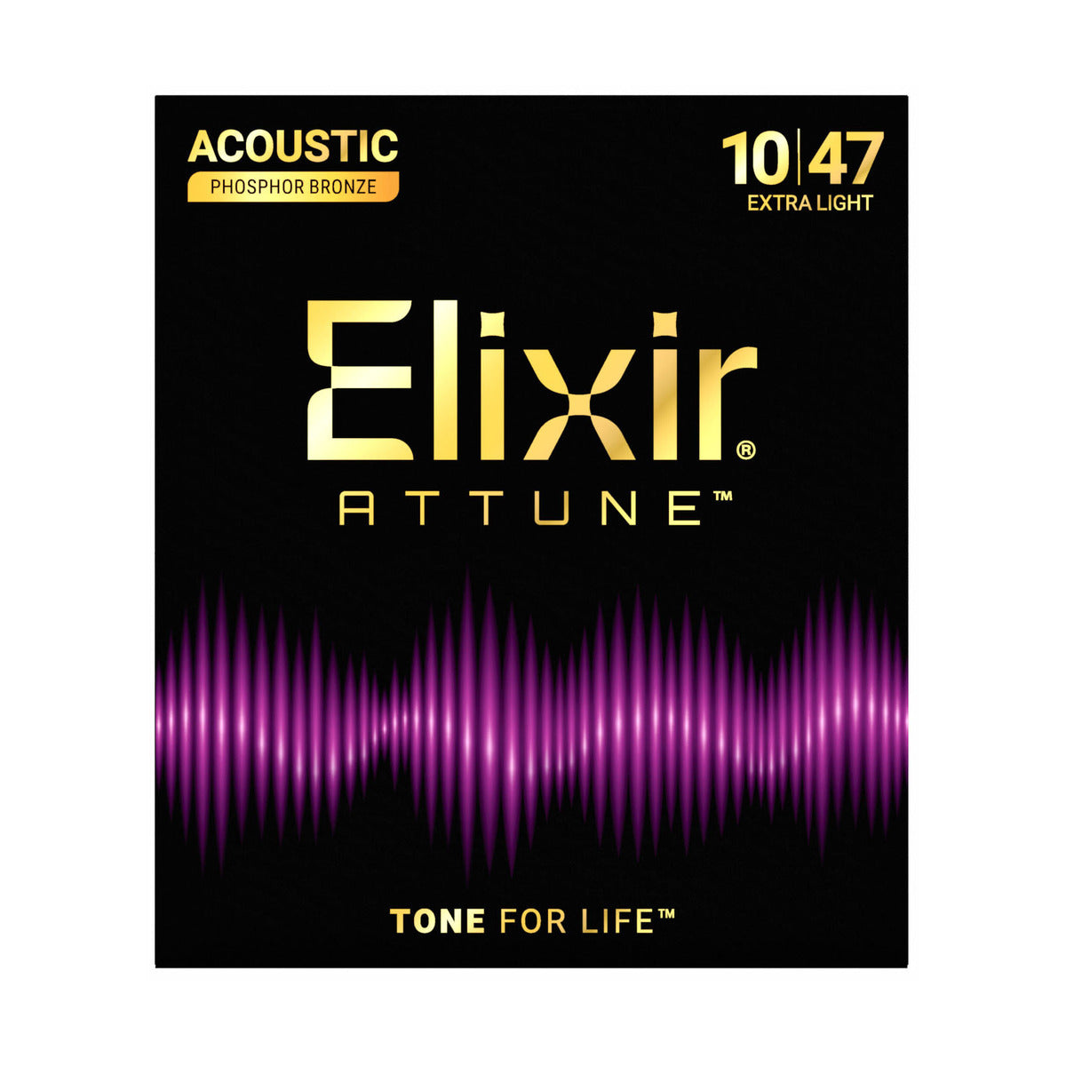Official Elixir — Elixir ATTUNE Phosphor Bronze POLYWEB 10-42