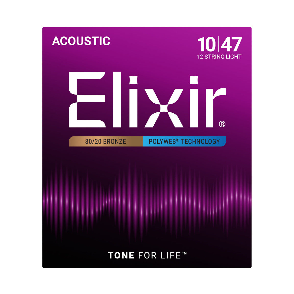Official Elixir — Elixir Acoustic POLYWEB 10-47 12st Light