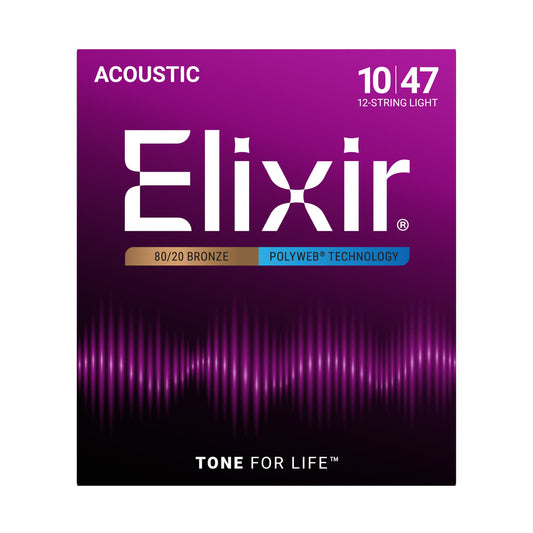 Official Elixir — Elixir Acoustic POLYWEB 10-47 12st Light