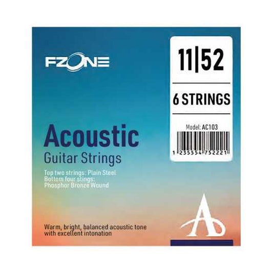 FZone Elec Gtr String Set 11-52