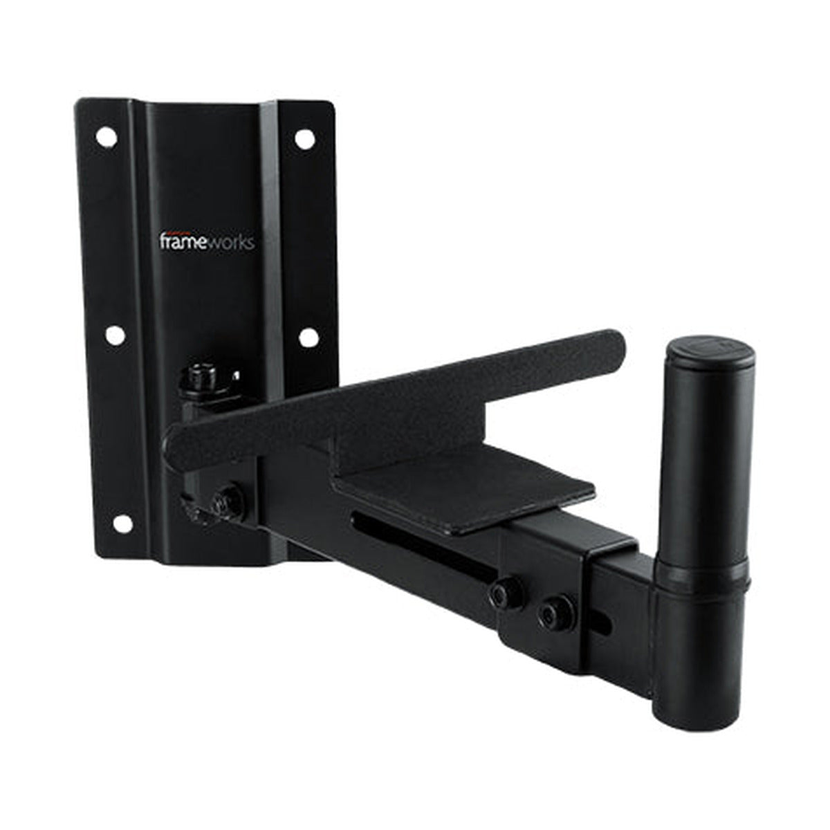 Frameworks Adjustable Wall Mountable Speaker Stands (pair); 100lbs. Weight Capacity