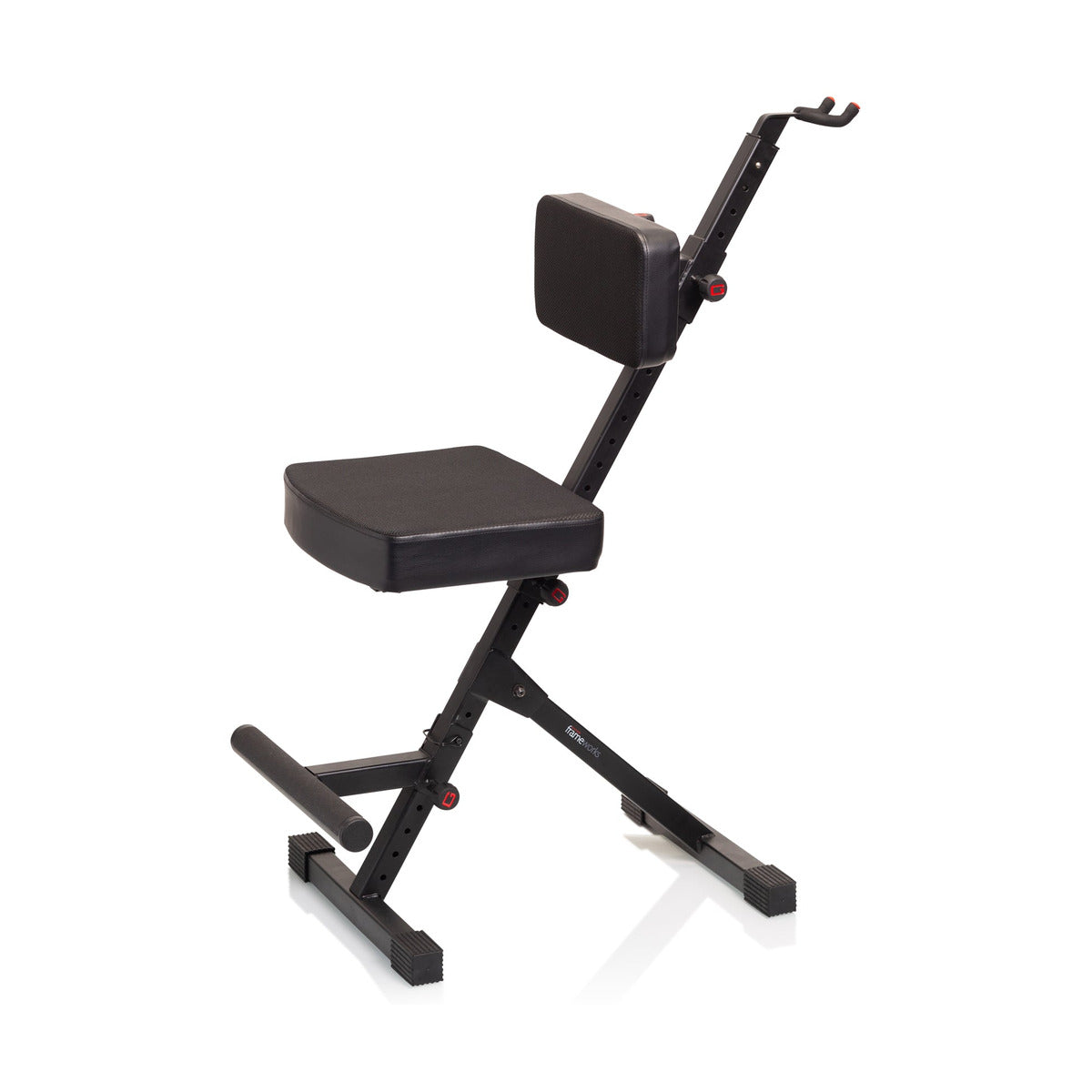 Frameworks Deluxe Guitar Seat with Adjustable Back Rest & Guitar Hanger