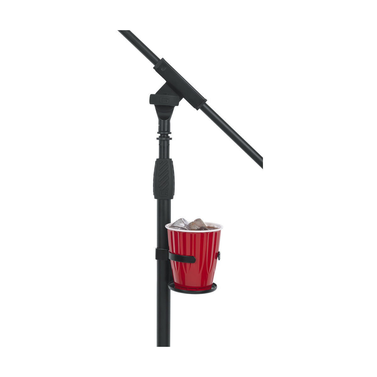 Frameworks Single Cup Beverage Holder Mount for Mic Stand