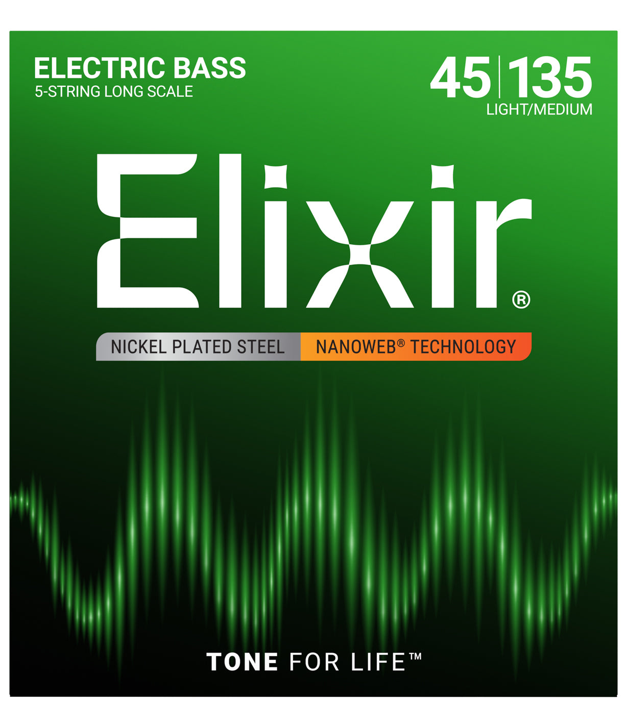Official Elixir — Elixir Strings~bass Nano 5string Light Medium