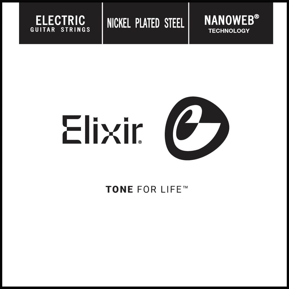 Official Elixir — Elixir Electric NANOWEB 0.28 Single