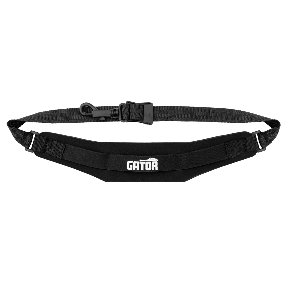 Gator Deluxe Neoprene Sax Strap Black