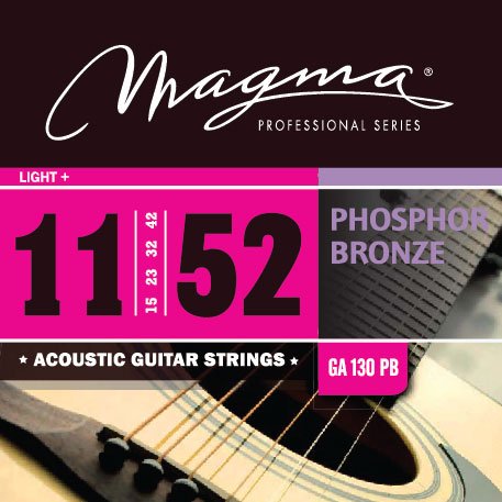 Magma Acoustic Guitar p/bronze strings - 11 gauge - Out of Stock
