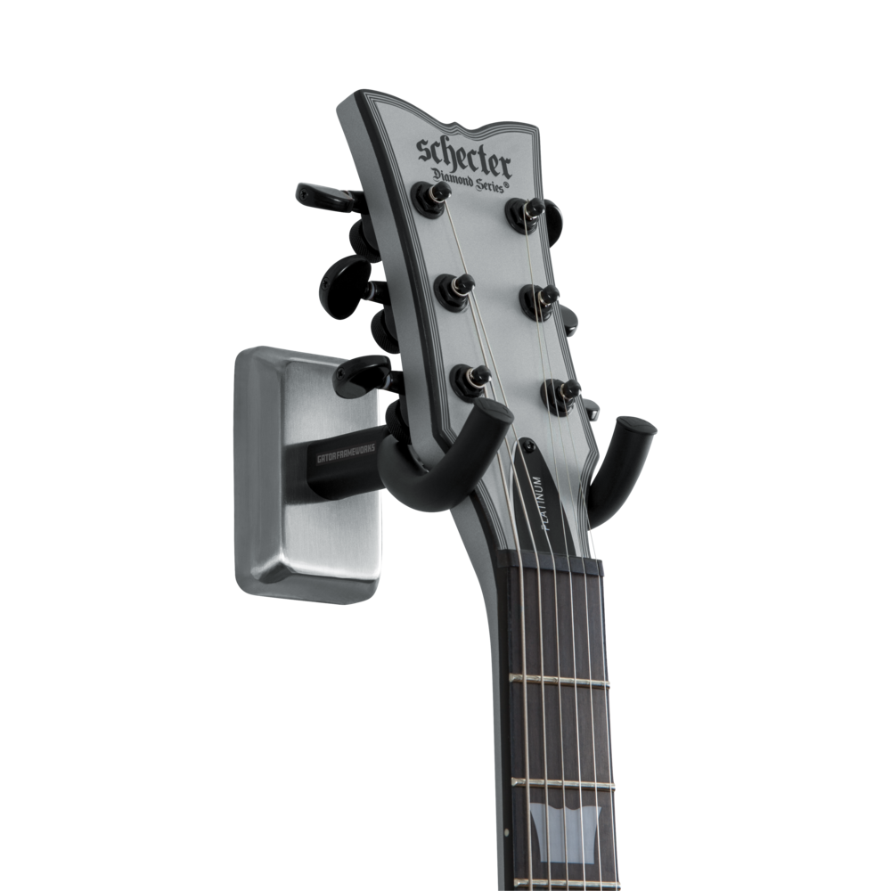 Frameworks Guitar Wall Hanger - Satin Chrome
