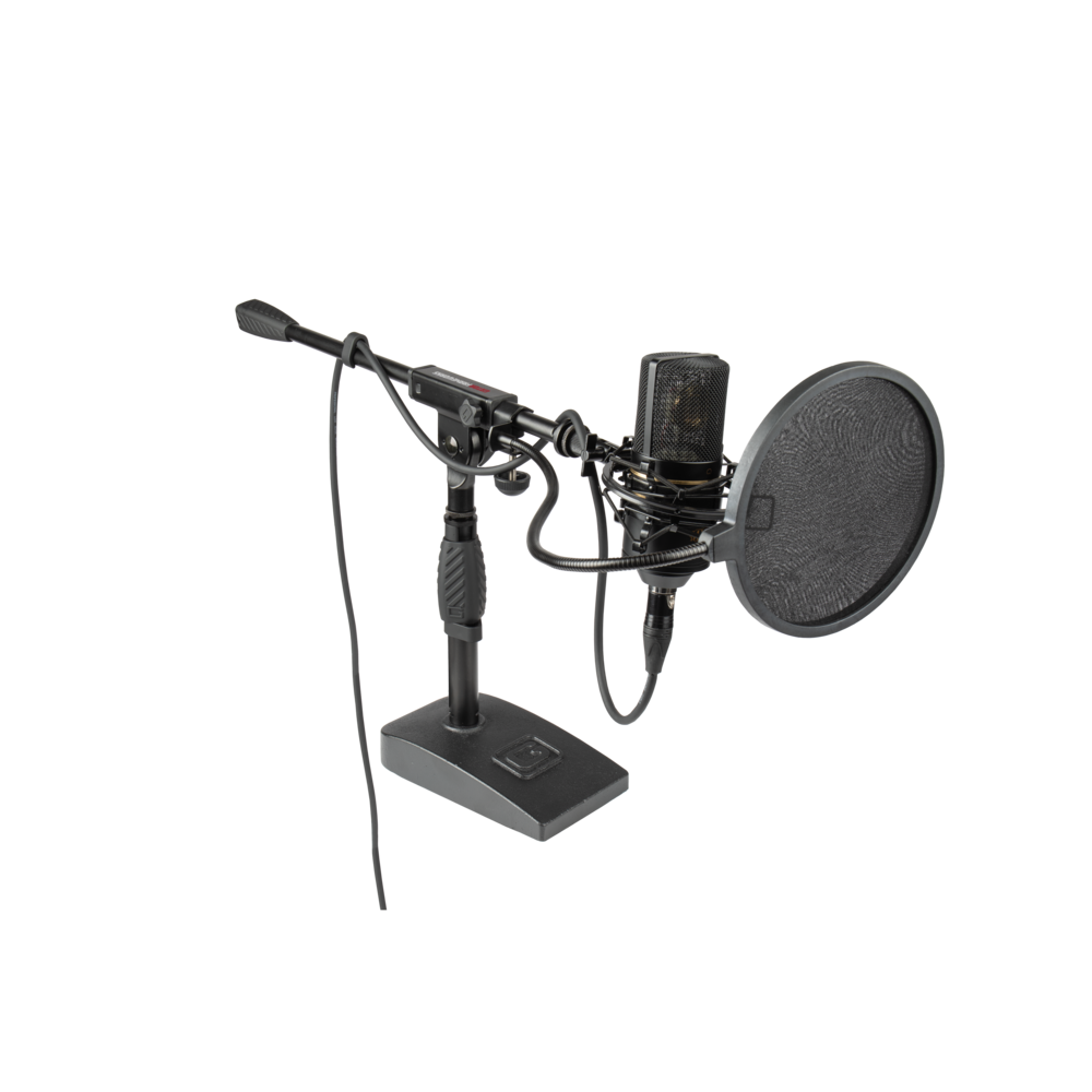 Frameworks Bass Drum and Amp Mic Stand with Boom