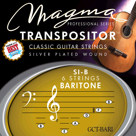 Magma Transpositor Classic Guitar Strings (Baritone)