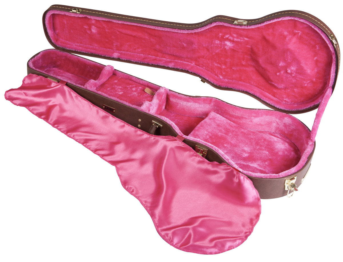 Gator Guitar Case Dlx Wood Lp Brown