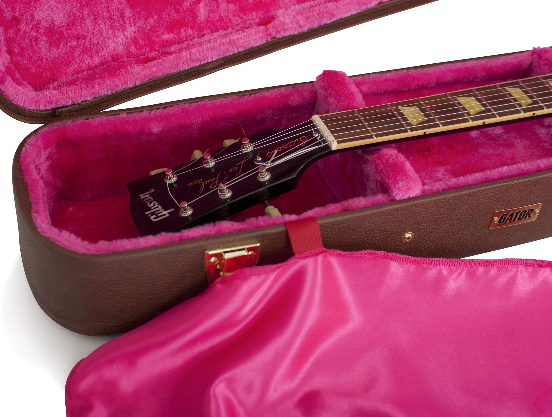 Gator Guitar Case Dlx Wood Lp Brown