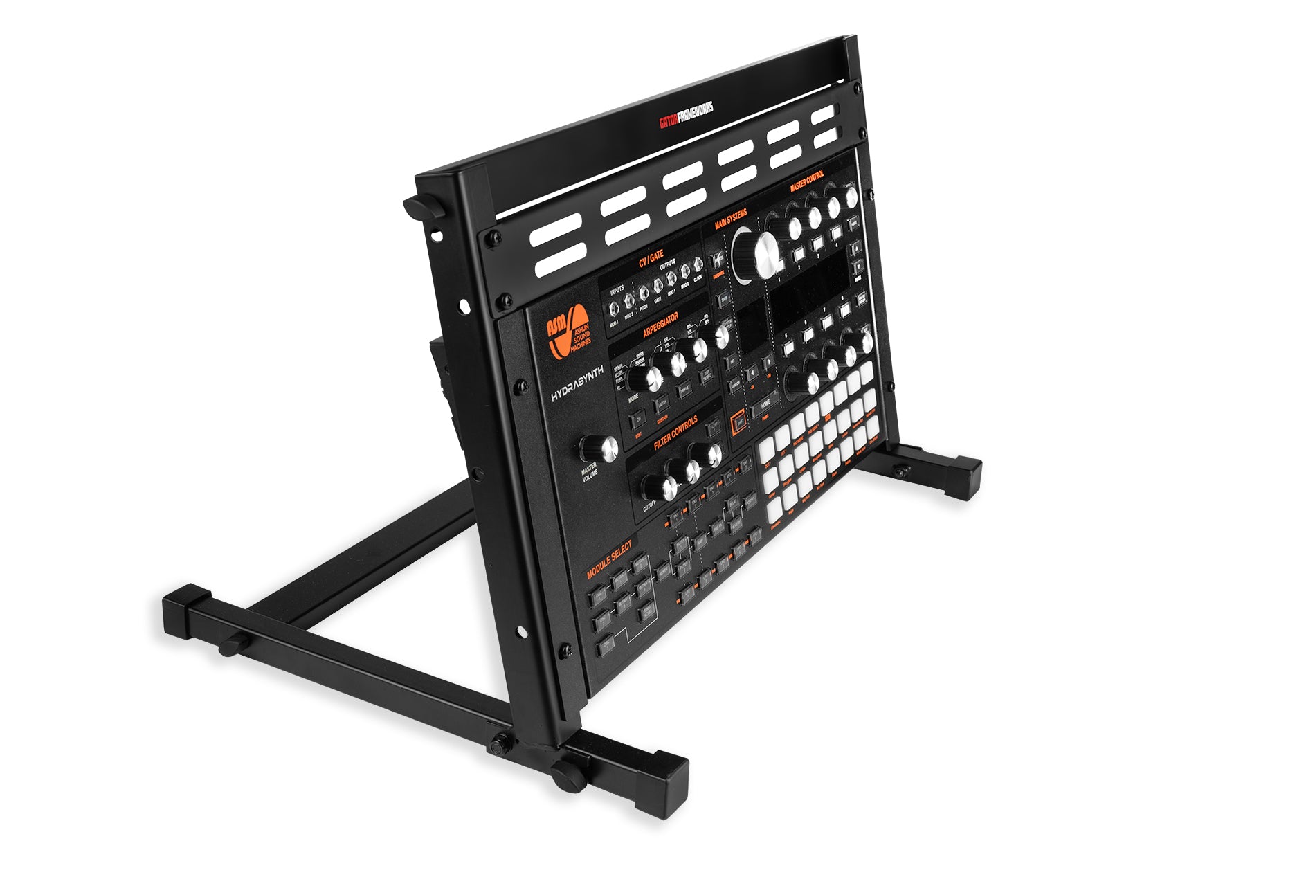 Frameworks Angled 6U Desktop Metal Rack Stand