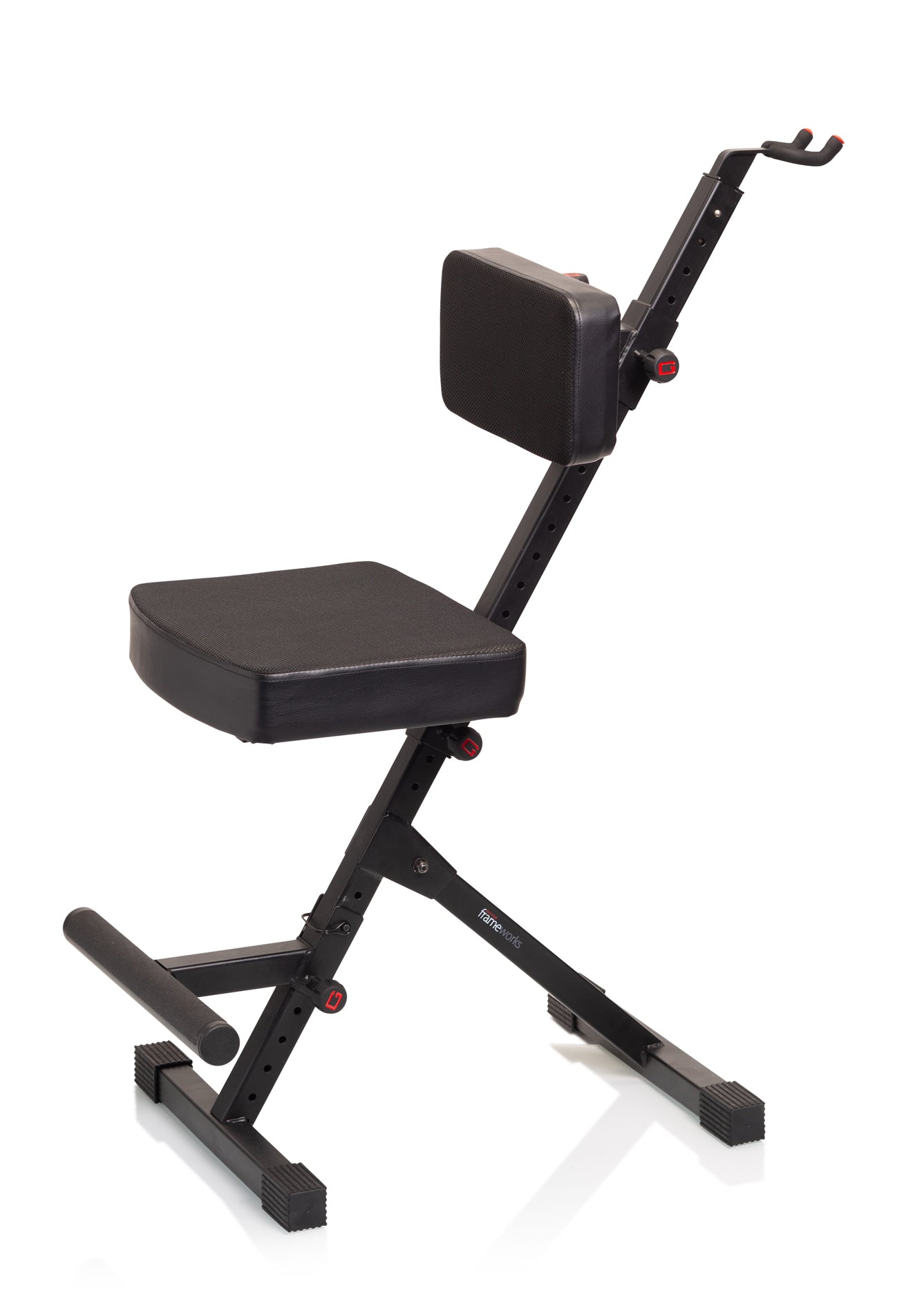 Frameworks Deluxe Guitar Seat with Adjustable Back Rest & Guitar Hanger