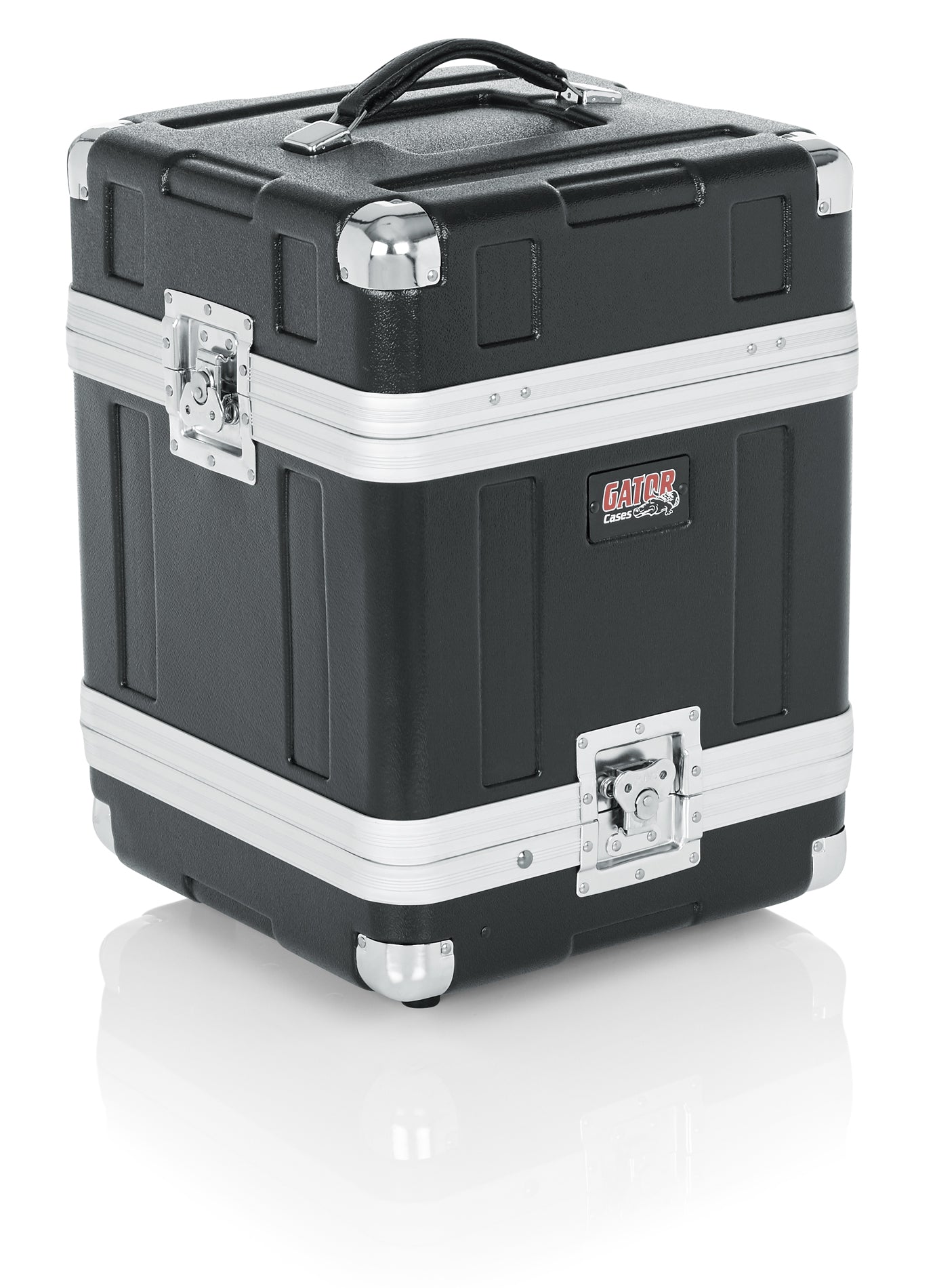 Gator ATA Molded Case for 4 Complete Wireless Mic Systems; Half Rack