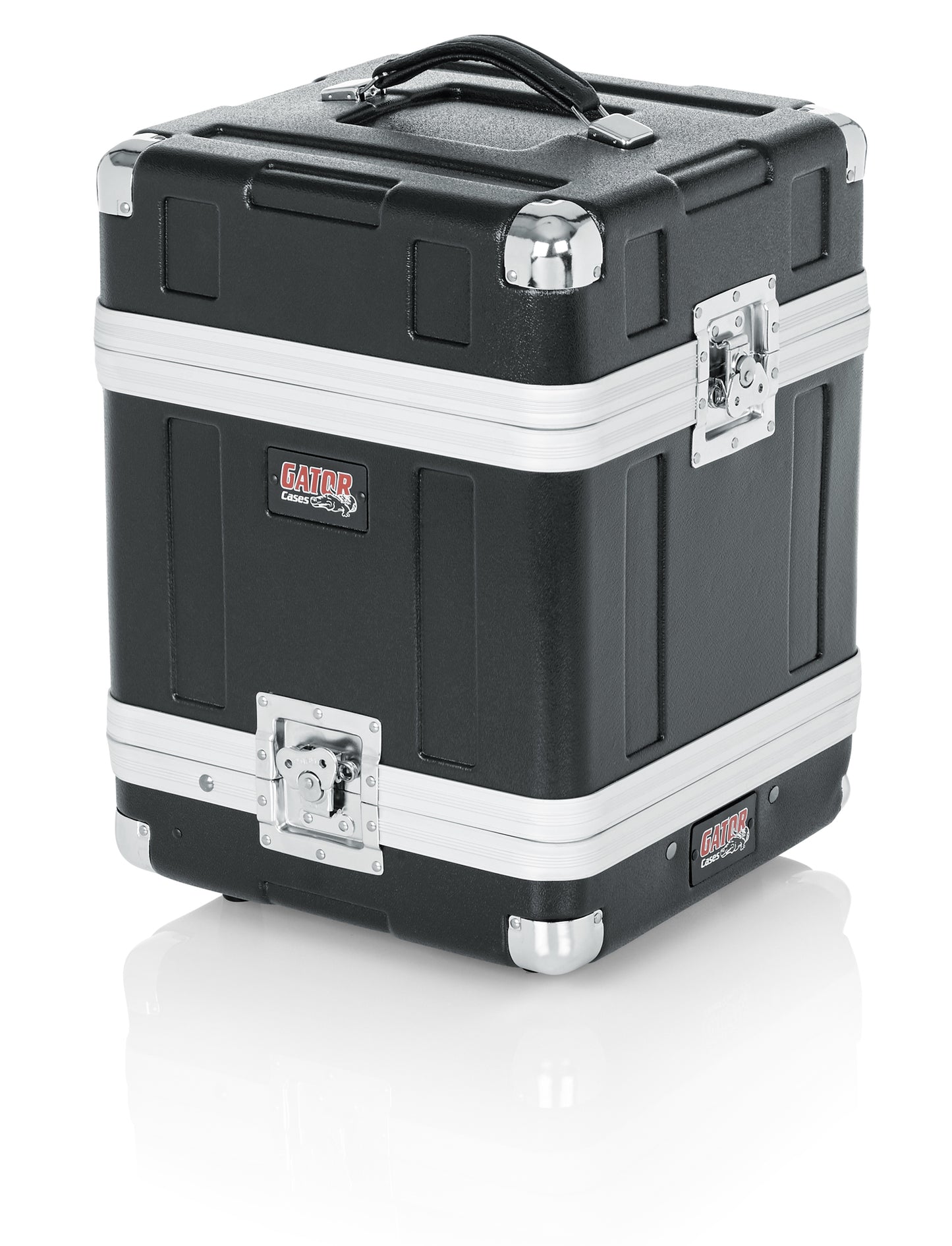 Gator ATA Molded Case for 4 Complete Wireless Mic Systems; Half Rack